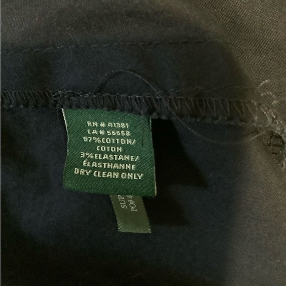 Lauren by Ralph Lauren blue uniform fit flared dress size 12 - Picture 3 of 6